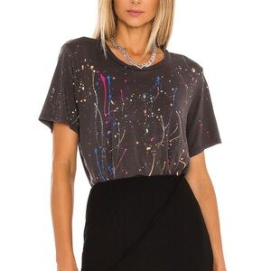 Michael Lauren Multicolor Splatter Tee